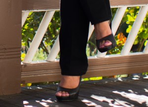 My “prison shoes” usually had at least a four inch heel.